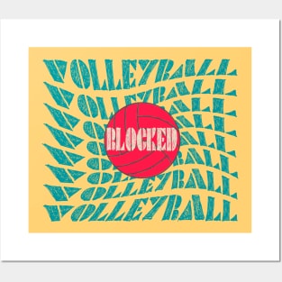 Funny Volleyball Design Posters and Art